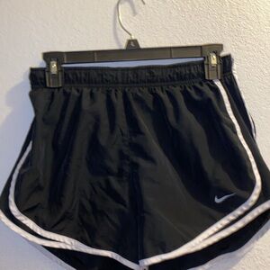 Nike Black Running Shorts with White Accents